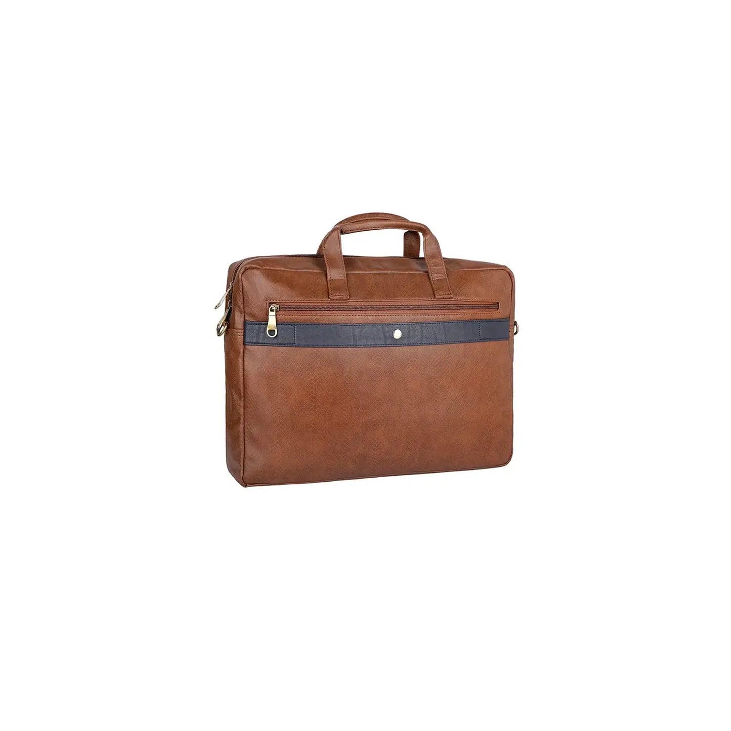 Brown & Blue 14" Laptop Bag