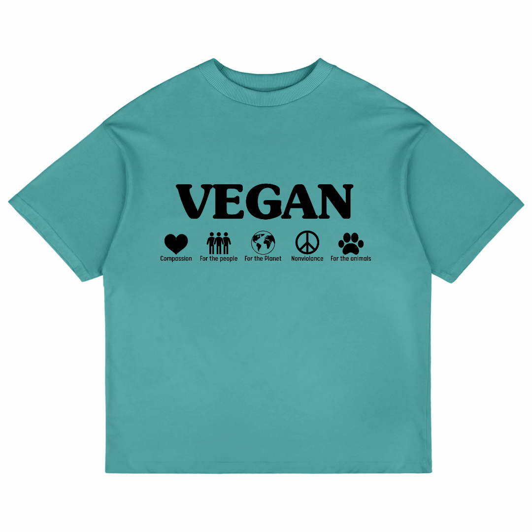 Vegan (Dusty Turquoise)