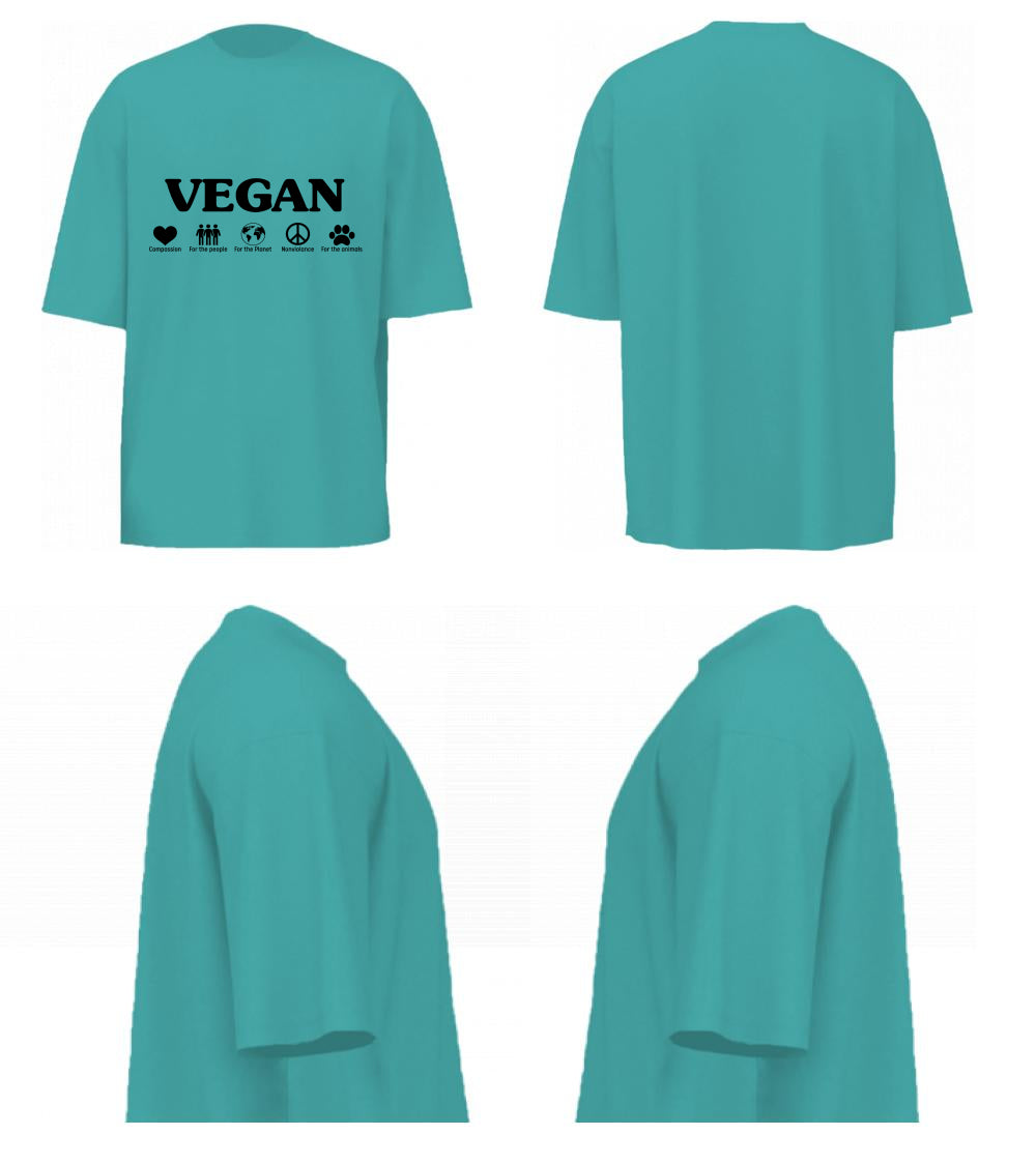 Vegan (Dusty Turquoise)
