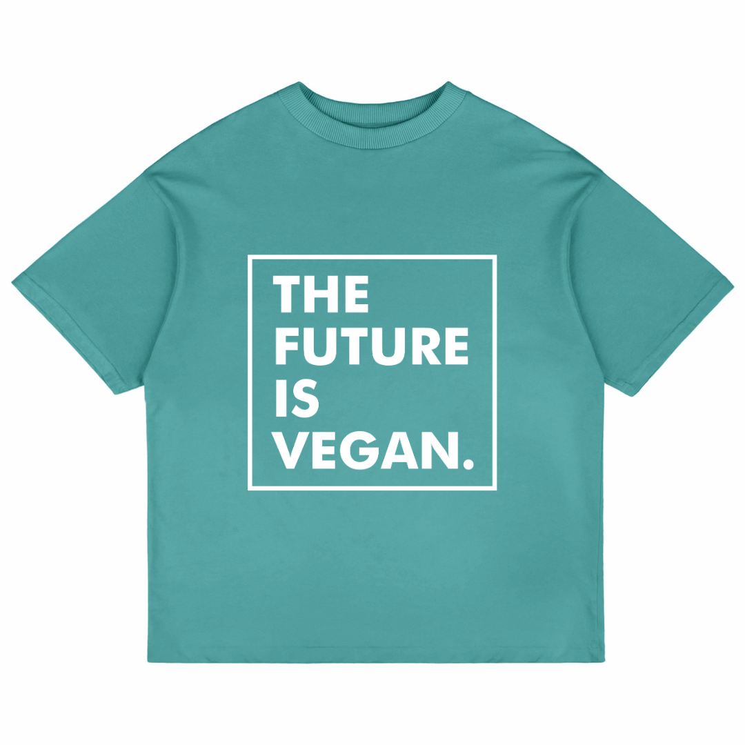 The Future Is Vegan (Dusty Turquoise)