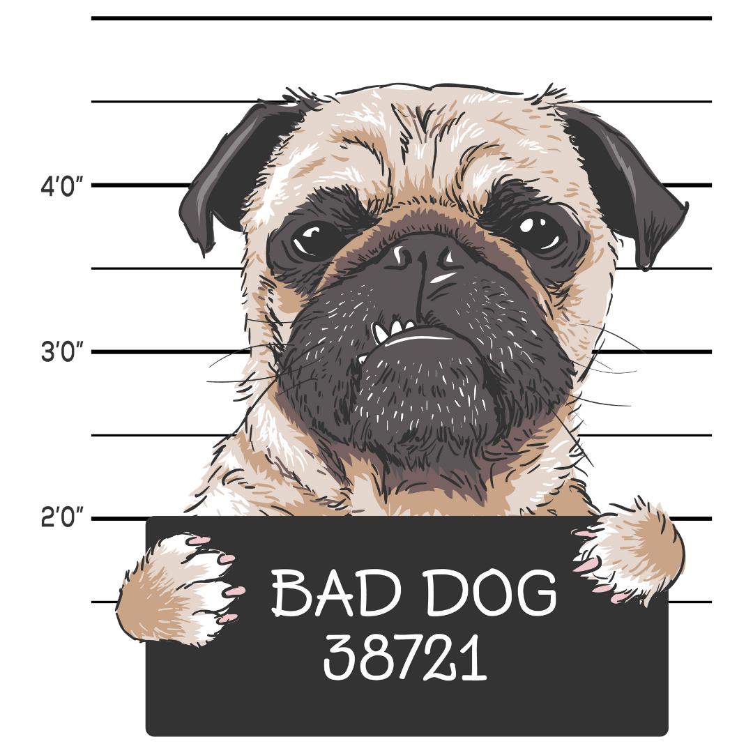Bad Dog (Pastel Pink)