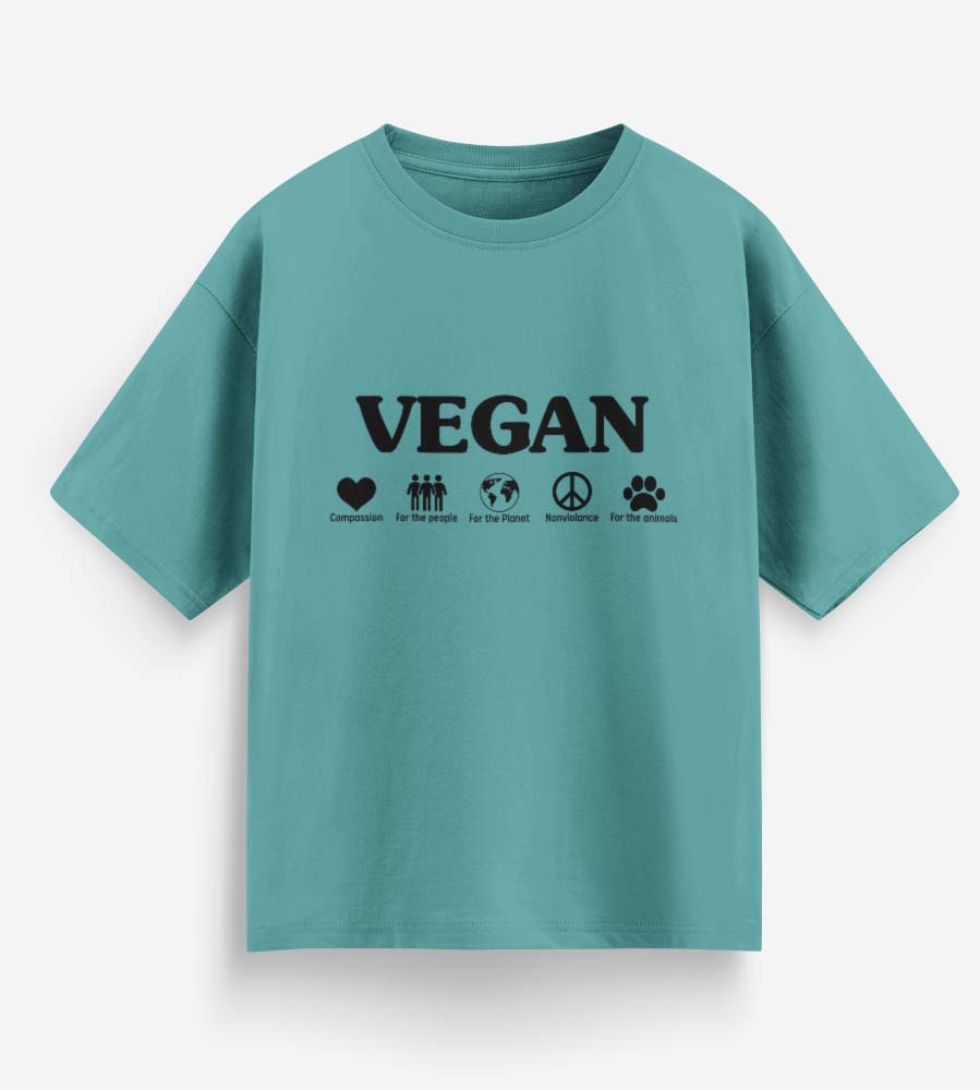Vegan (Dusty Turquoise)