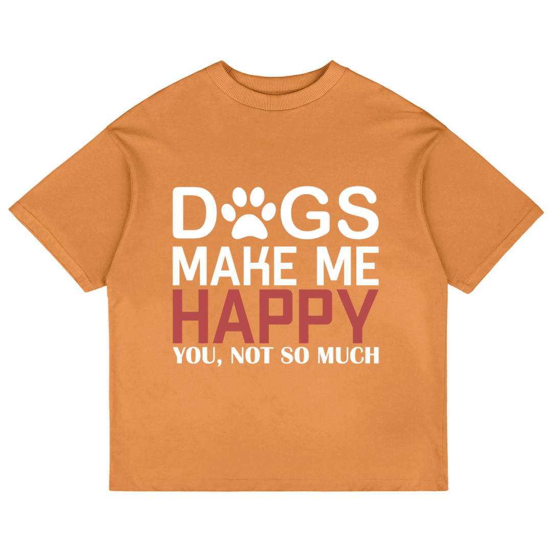Dogs Make Me Happy (Peach)