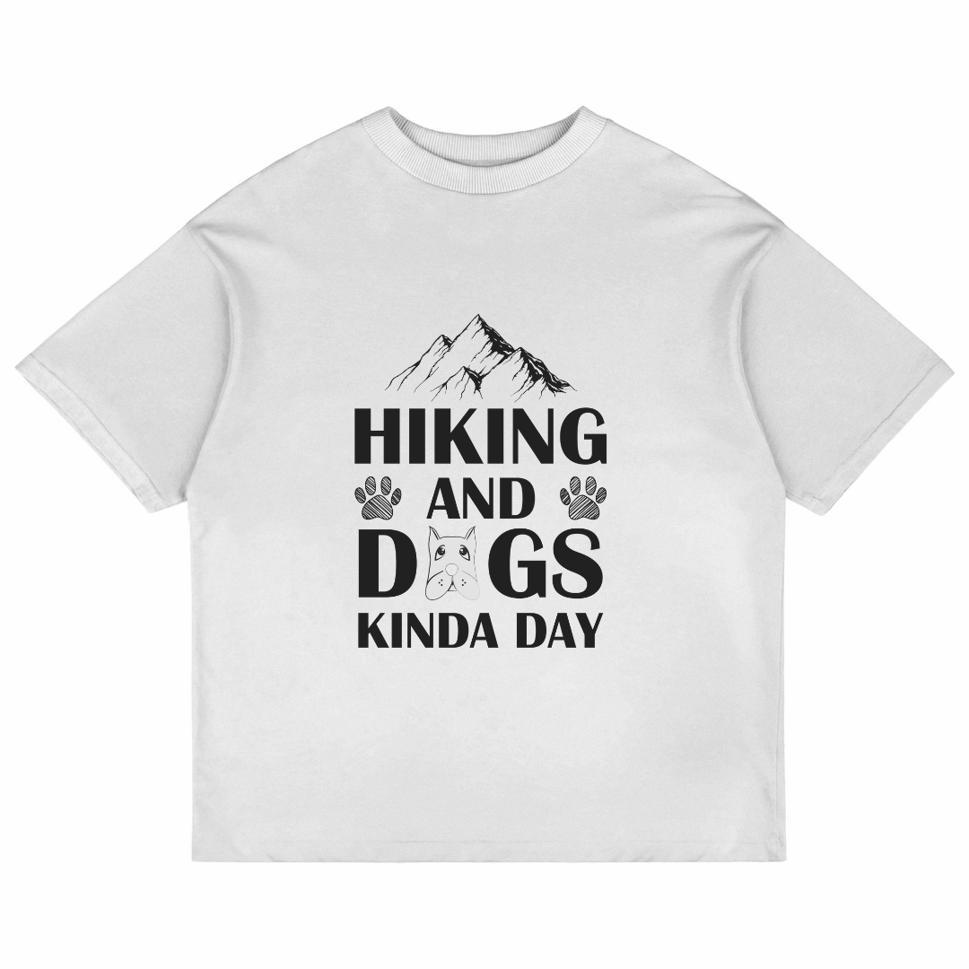 Hiking And Dogs Kinda Day (White)