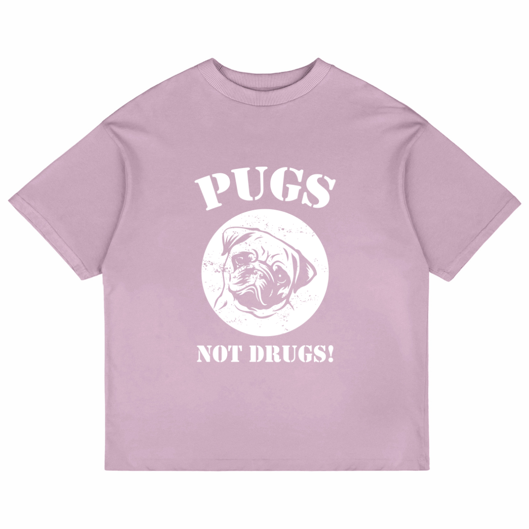 Pugs Not Drugs (Lavender)
