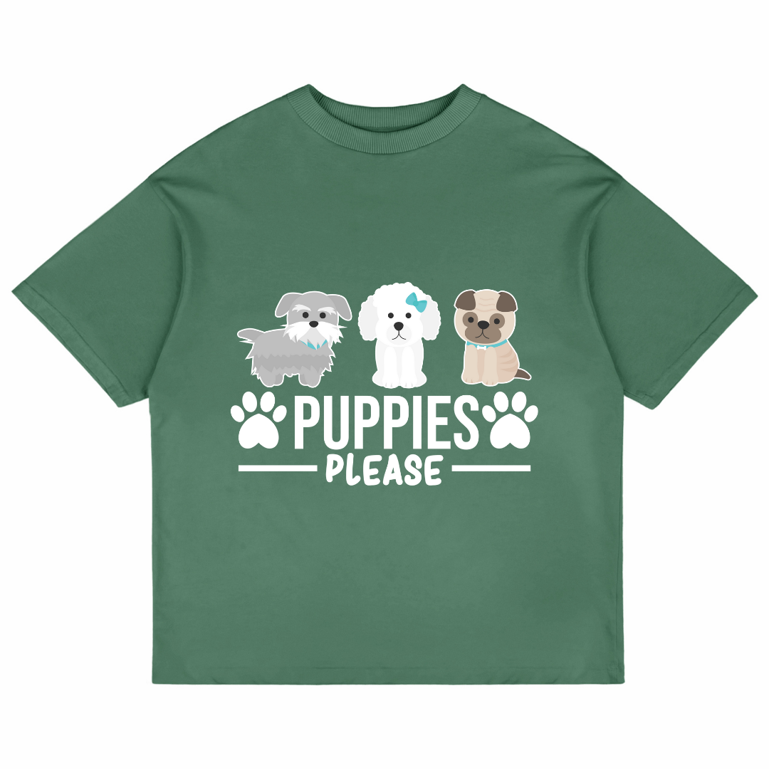 Puppies Please (Forest Green)
