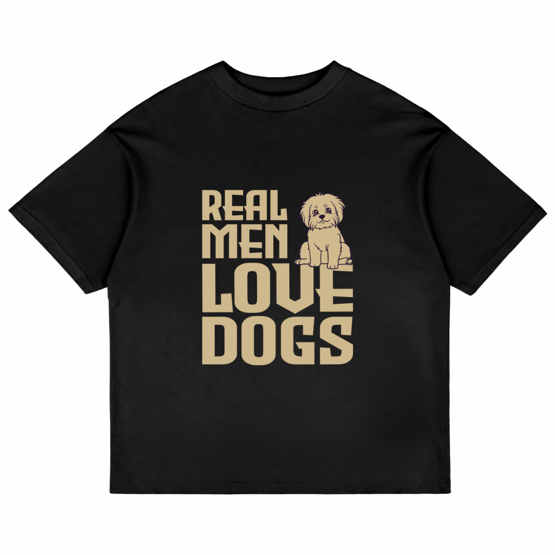 Real Men Love Dogs (Black)