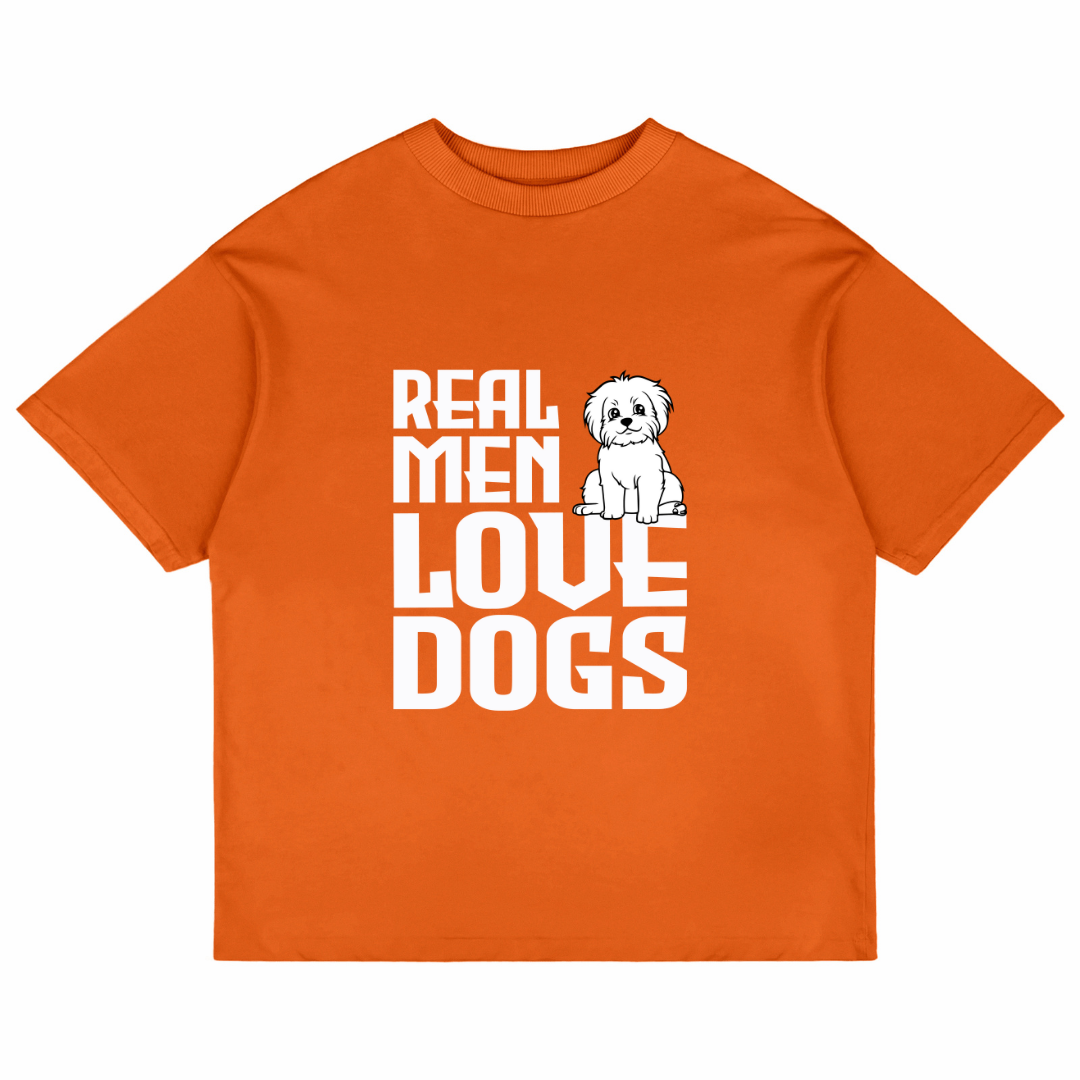 Real Men Love Dogs (Orange)