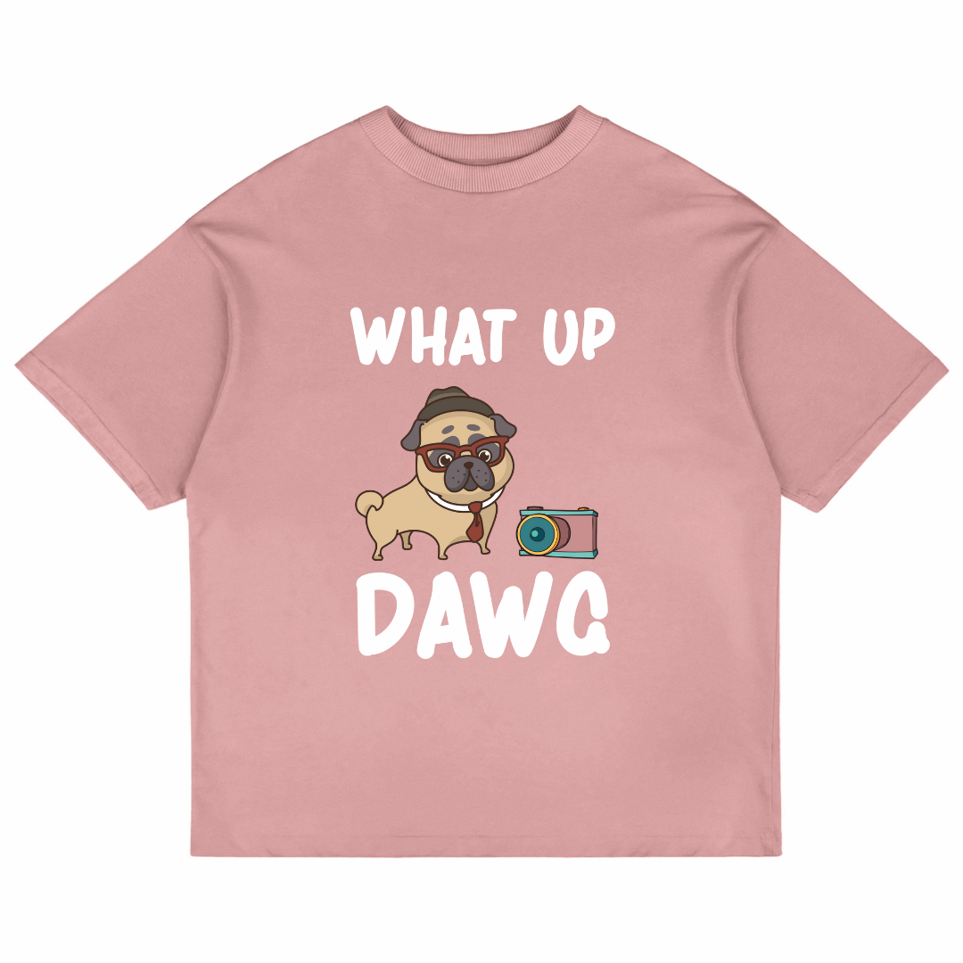 What Up Dawg (Pastel Pink)
