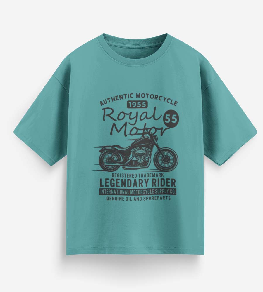 Authentic Motorcycle (Dusty Turquoise)