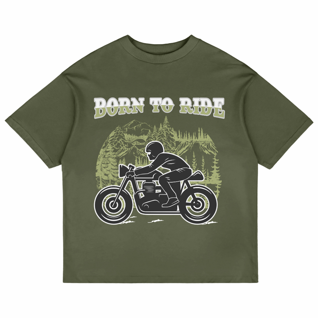 Born To Ride (Olive Green)