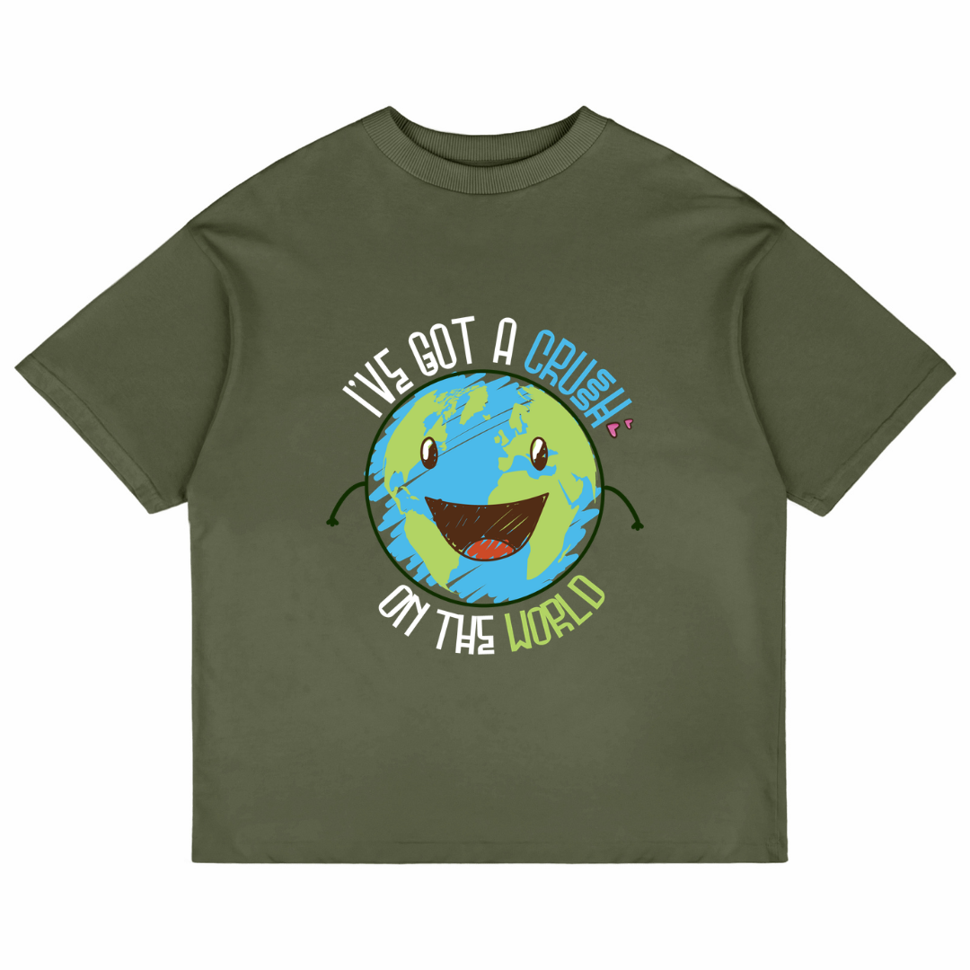 I've Got A Crush On The Earth (Olive Green)