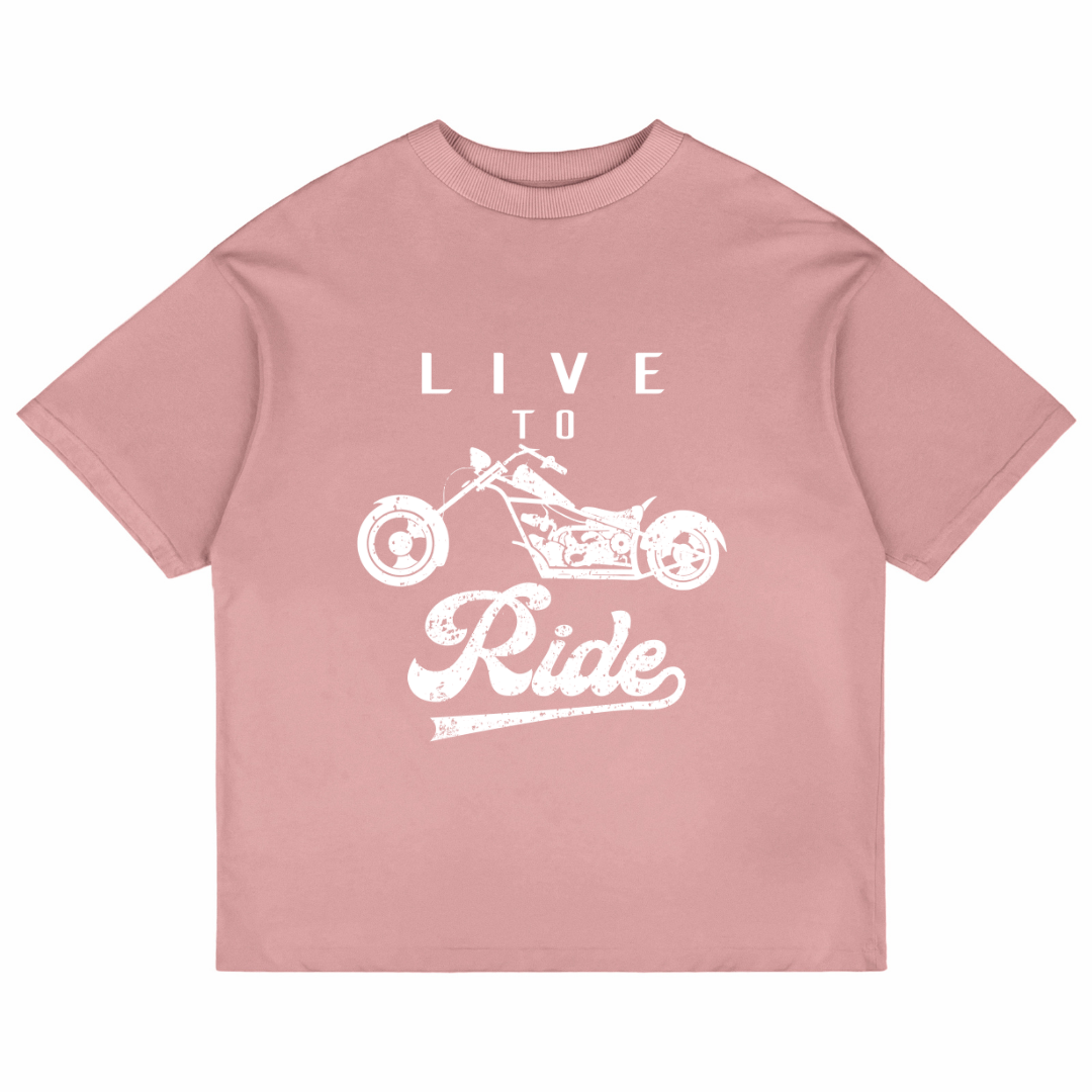 Live To Ride (Pastel Pink)