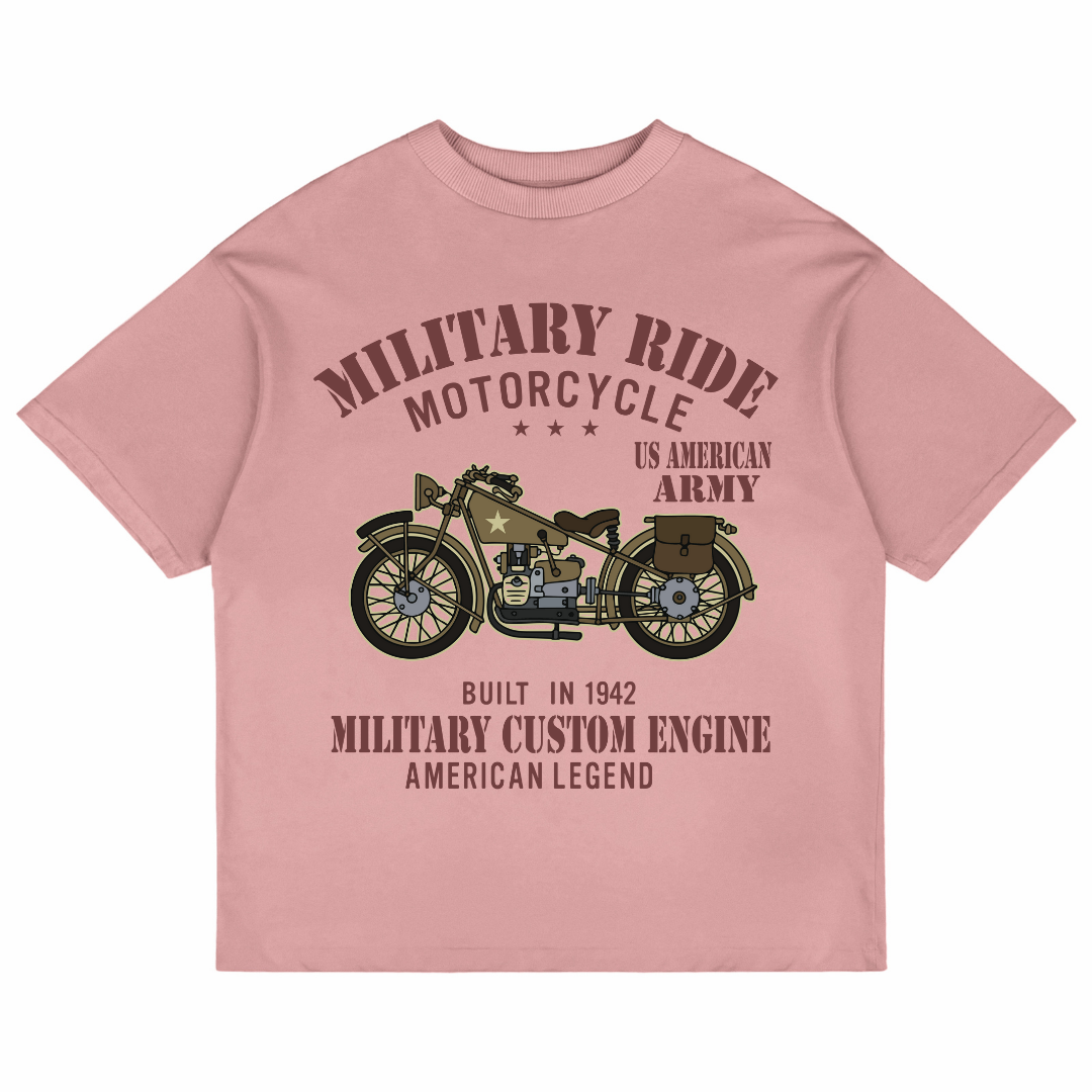 Military Ride (Pastel Pink)