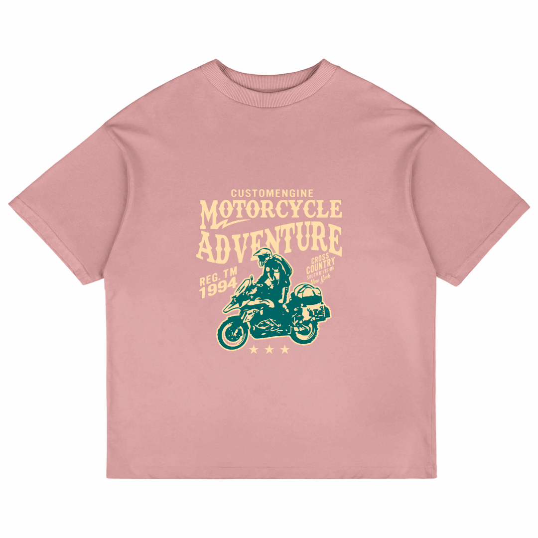 Motorcycle Adventure (Pastel Pink)