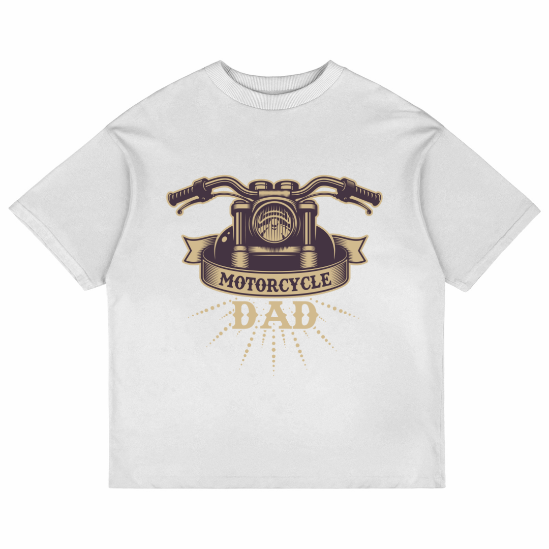 Motorcycle Dad (White)
