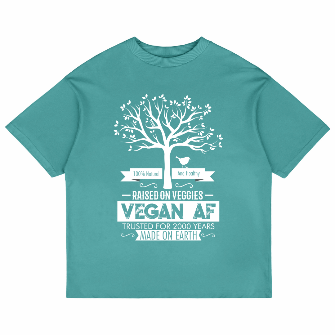 Vegan AF (Dusty Turquoise)