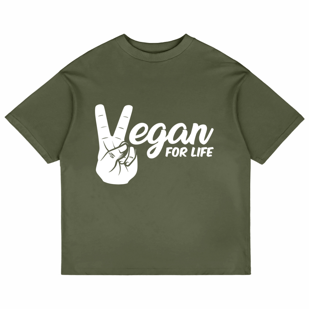 Vegan For Life (Olive Green)