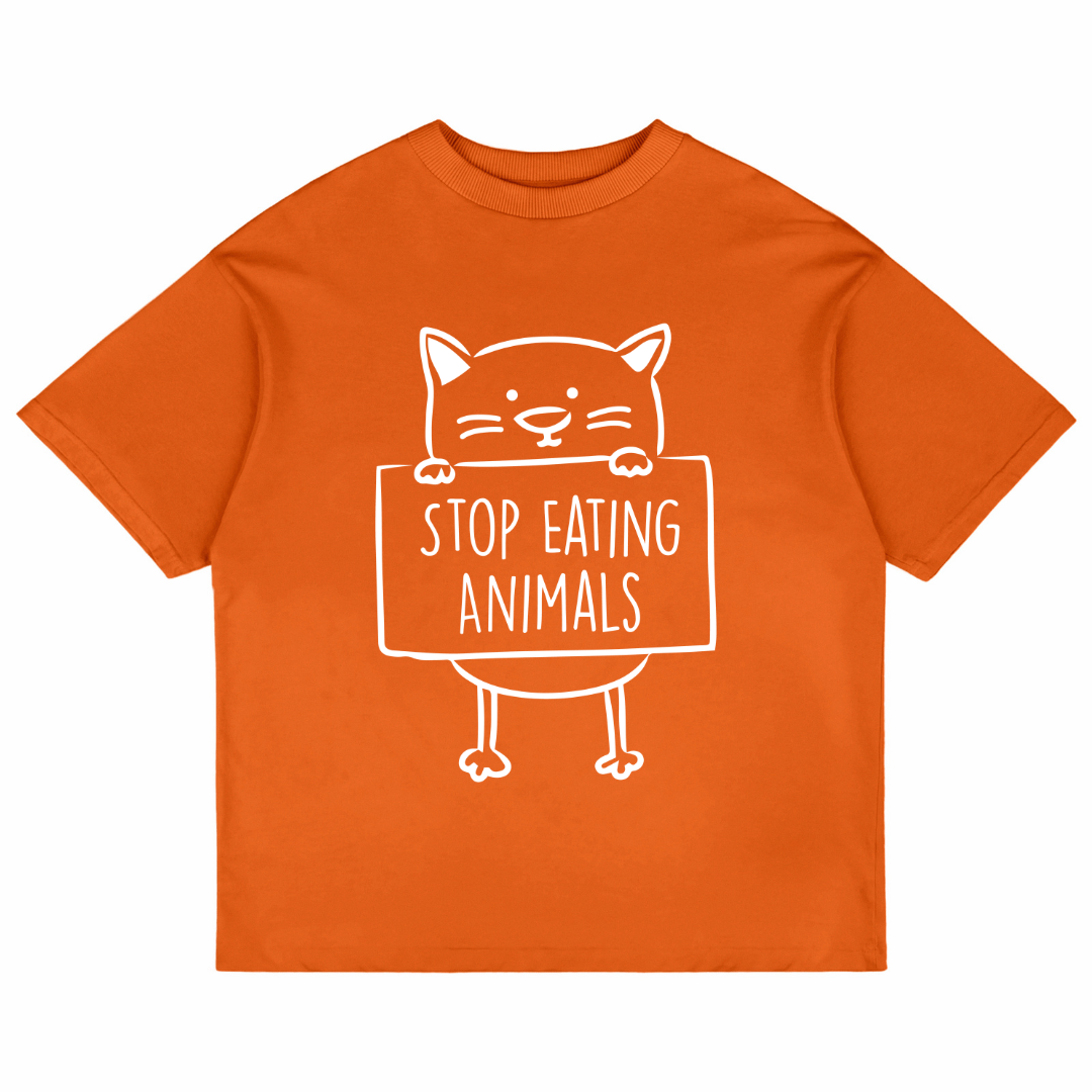 Stop Eating Animals (Orange)