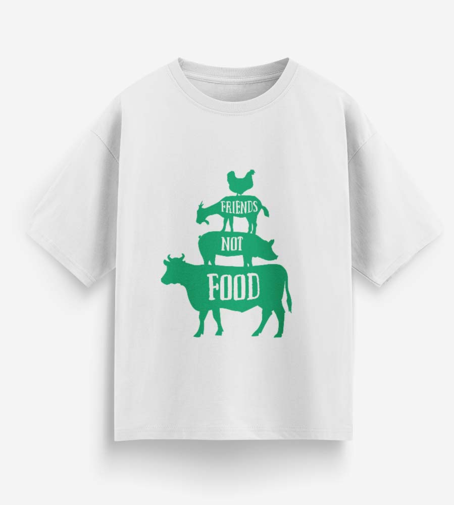 Friends Not Food (White)