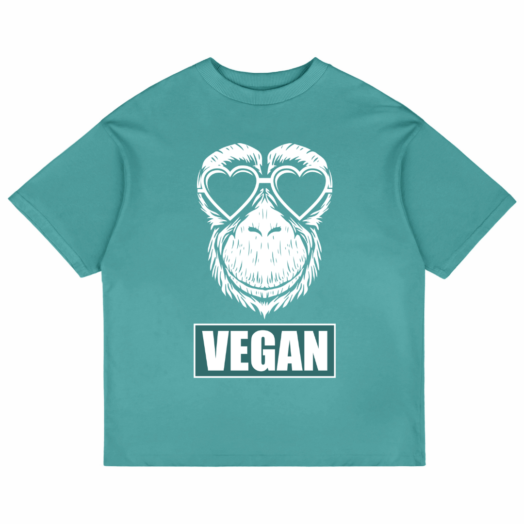 Vegan Monkey (Dusty Turquoise)