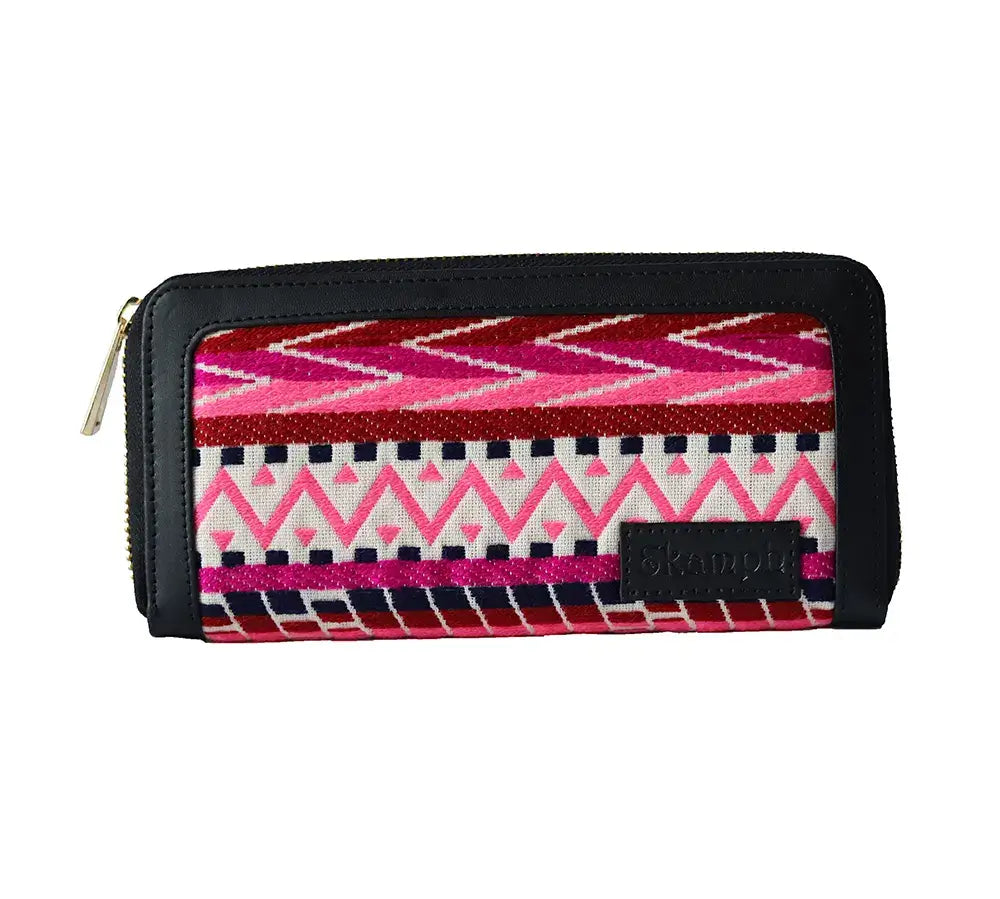Pink Black Ladies Wallet
