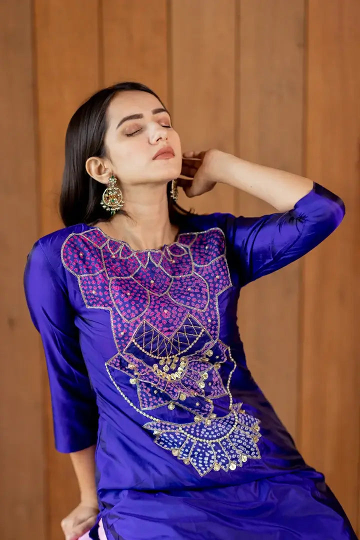 Shahi Gulab - Kurti Dupatta Set