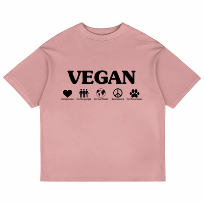 Vegan (Pastel Pink)