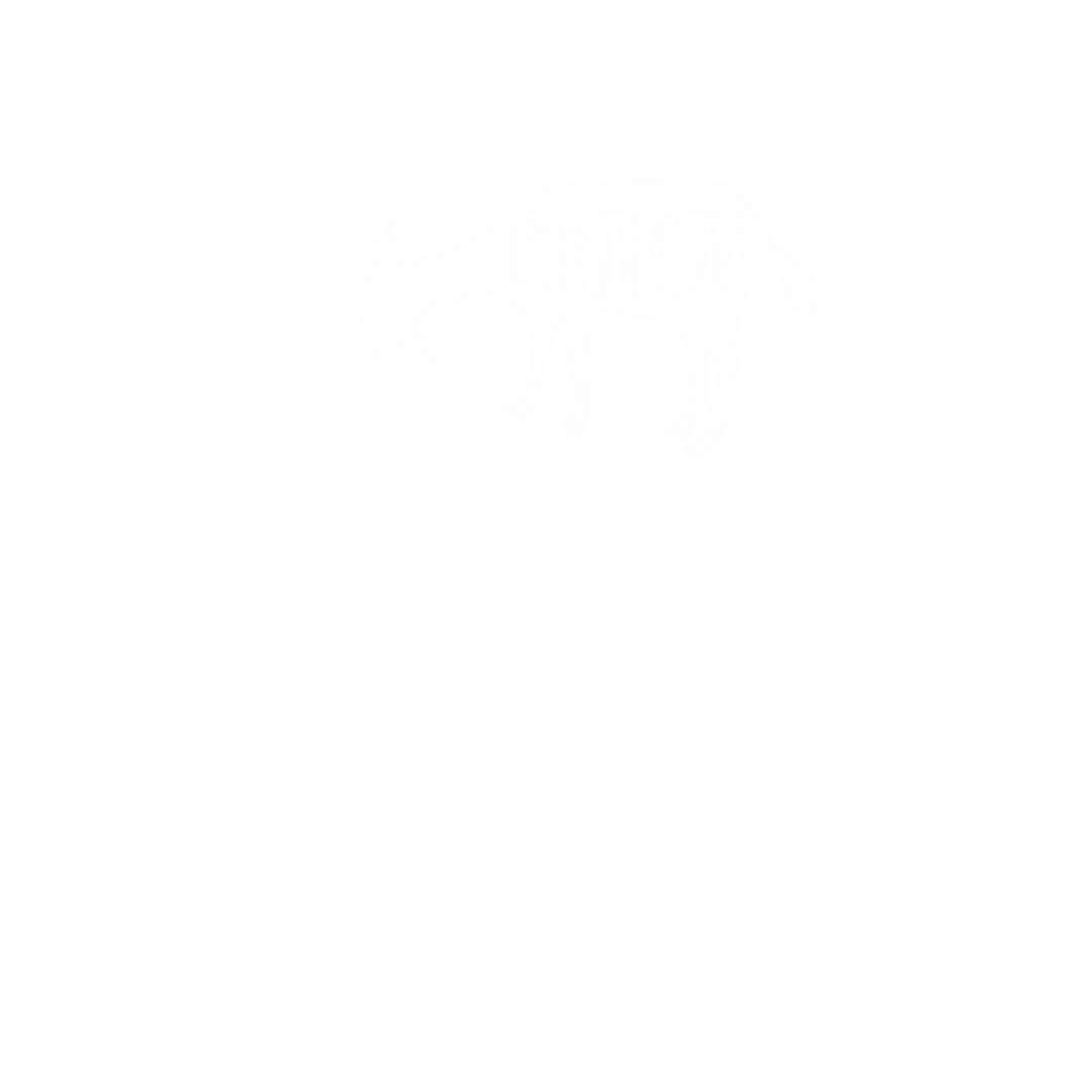 Friends Not Food (Dusty Turquoise)