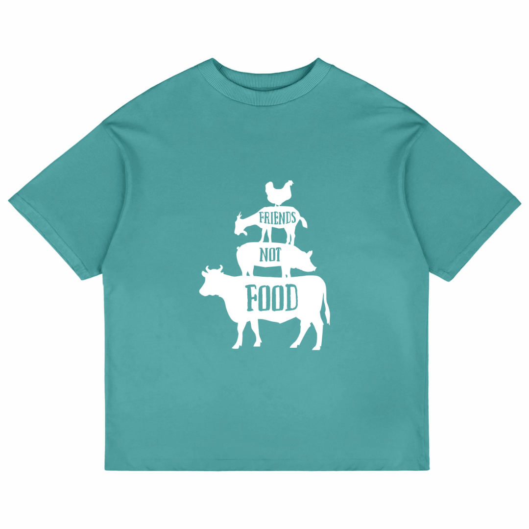 Friends not Food (Dusty Turquoise)