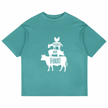 Friends not Food (Dusty Turquoise)