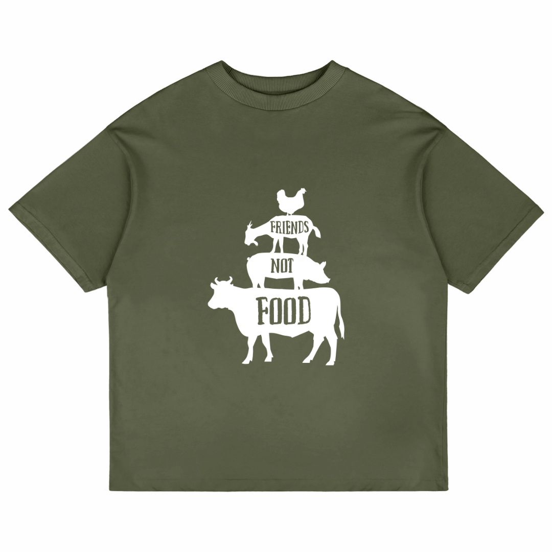 Friends not Food (Olive Green)