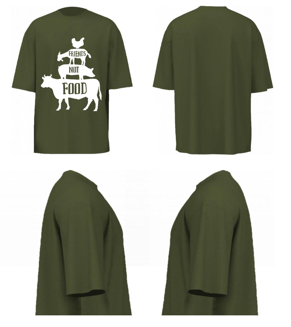 Friends not Food (Olive Green)