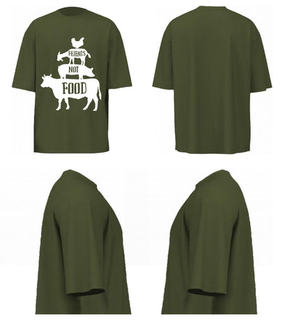 Friends not Food (Olive Green)