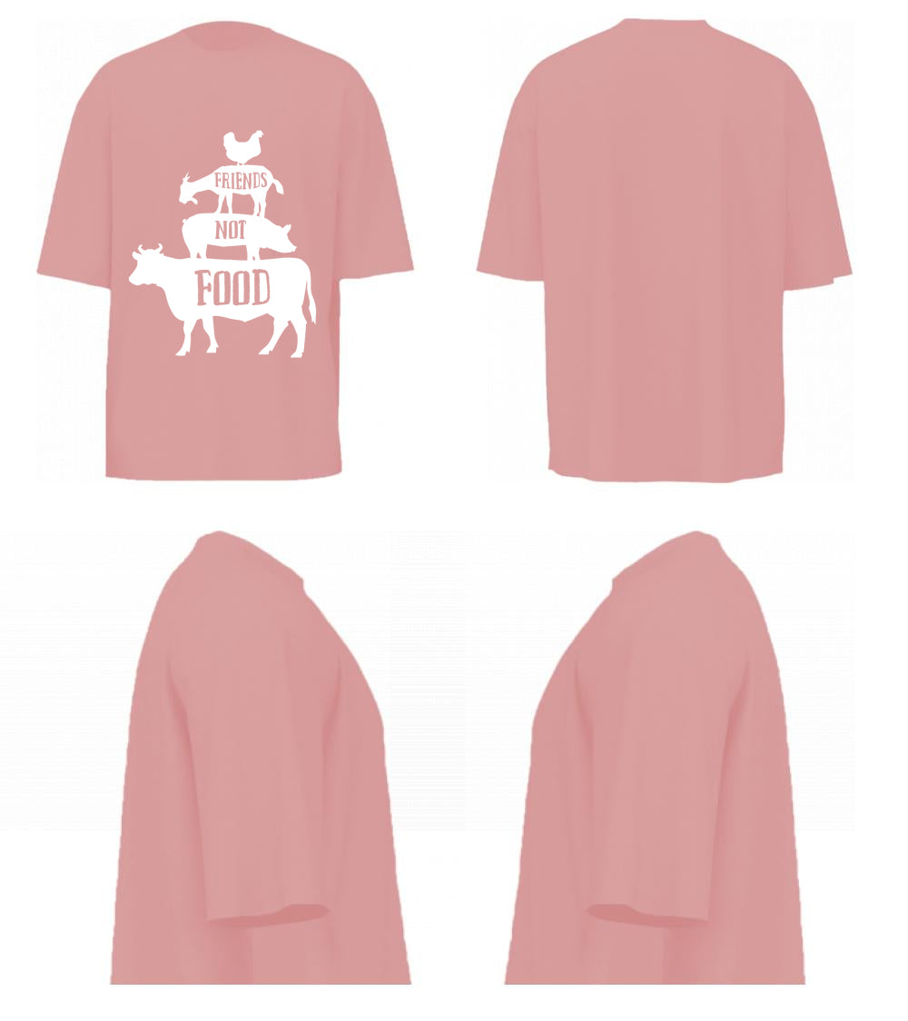 Friends Not Food (Pastel Pink)