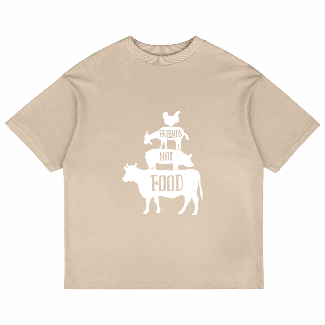 Friends Not Food (Beige)
