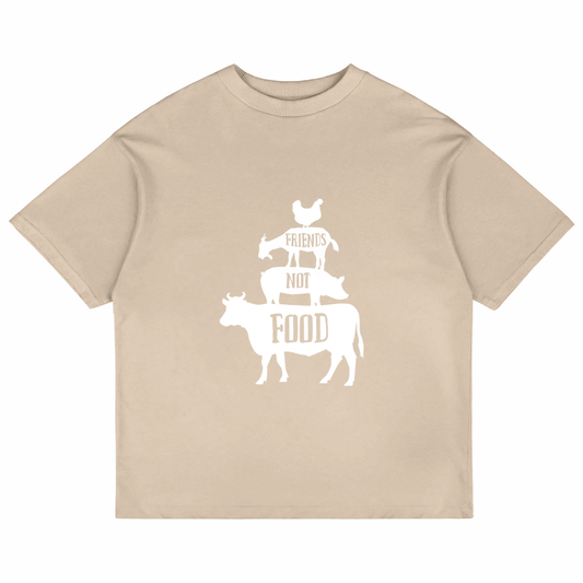 Friends Not Food (Beige)