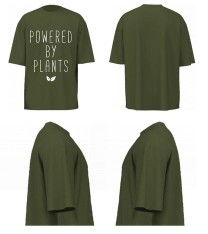 Powered by Plants (Olive Green)