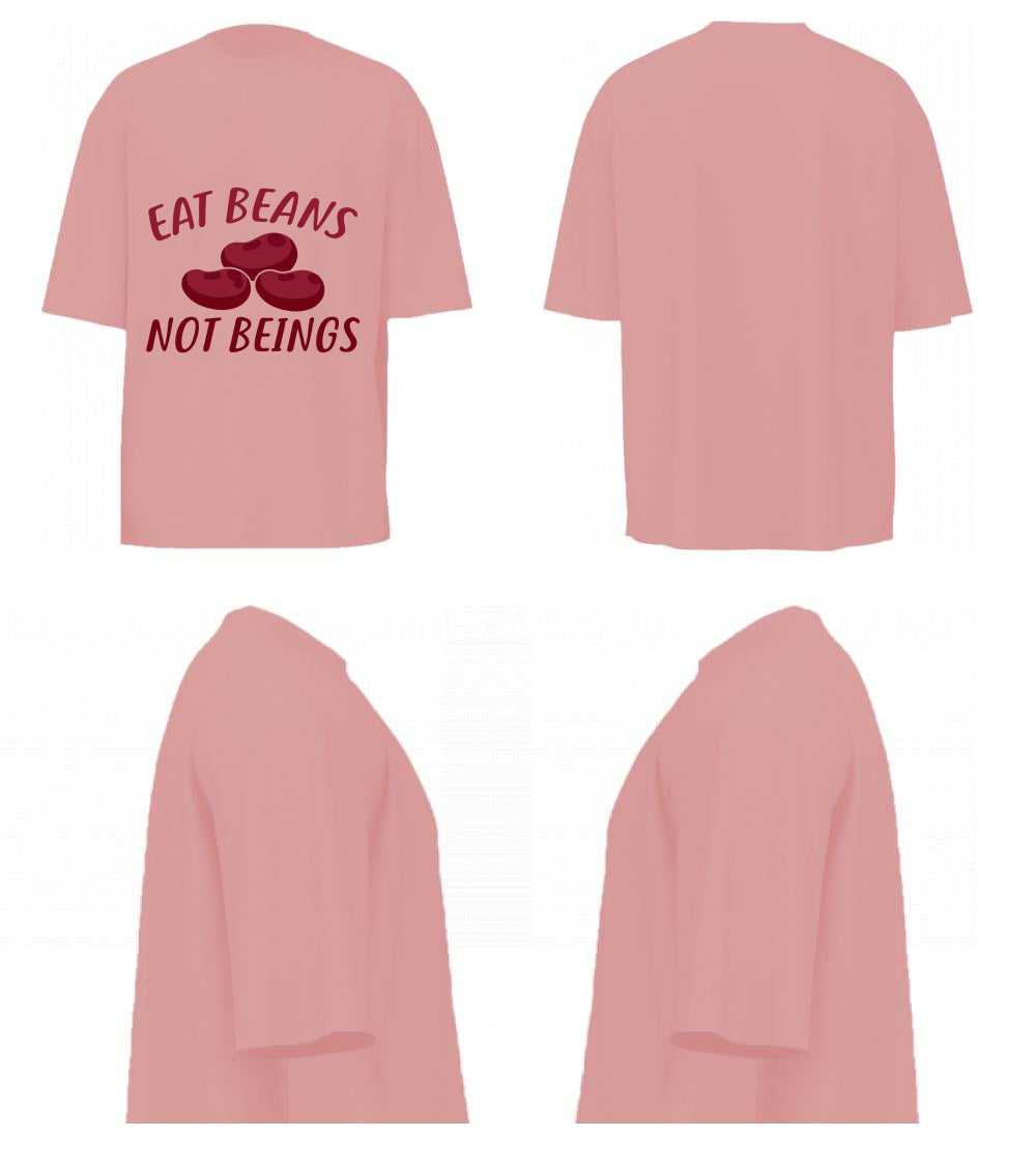 Eat Beans Not Beings (Pastel Pink)