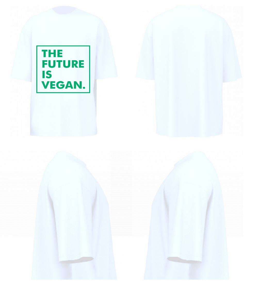 The Future Is Vegan (White)