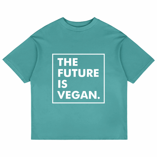 The Future Is Vegan (Dusty Turquoise)