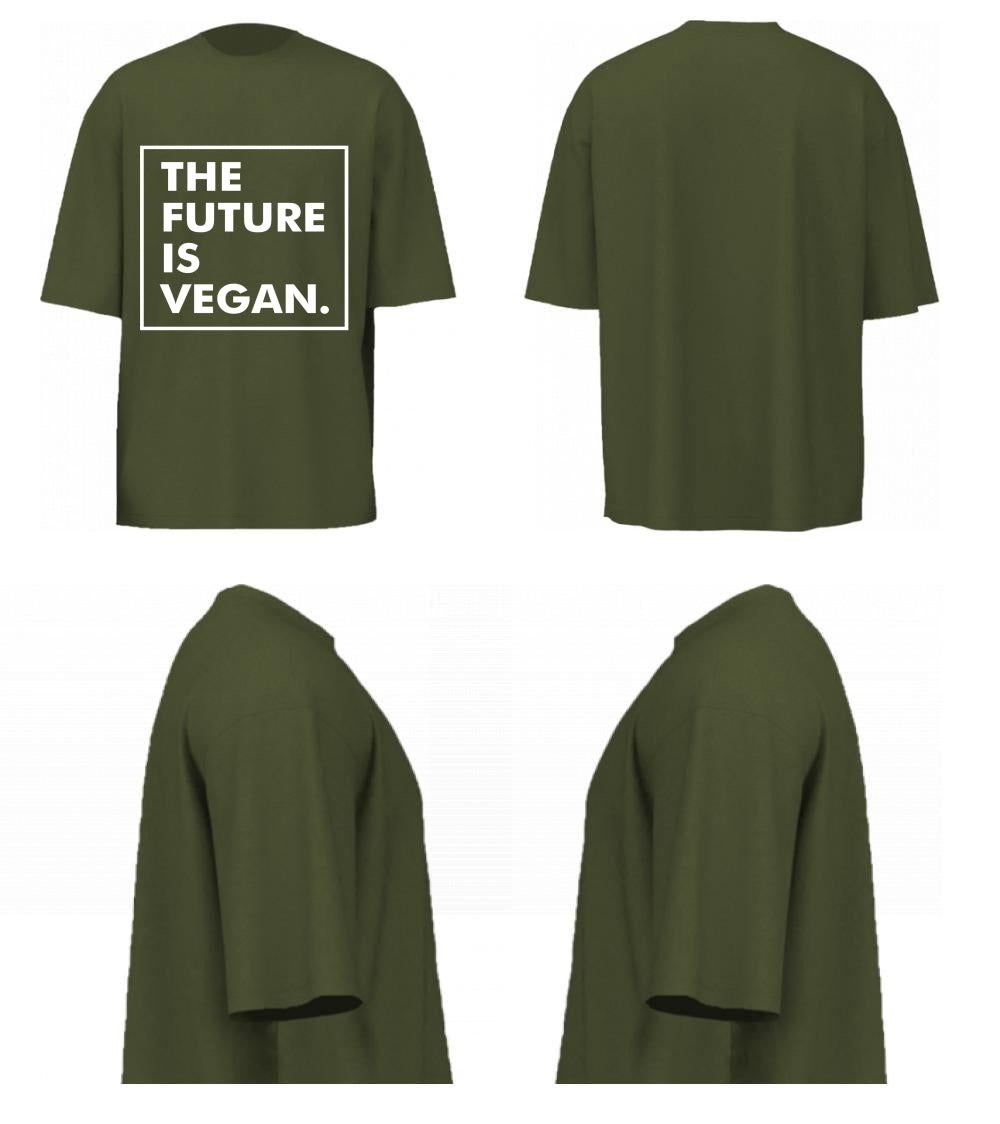The Future Is Vegan (Olive Green)