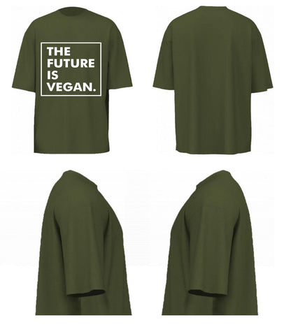 The future is Vegan (Olive Green)