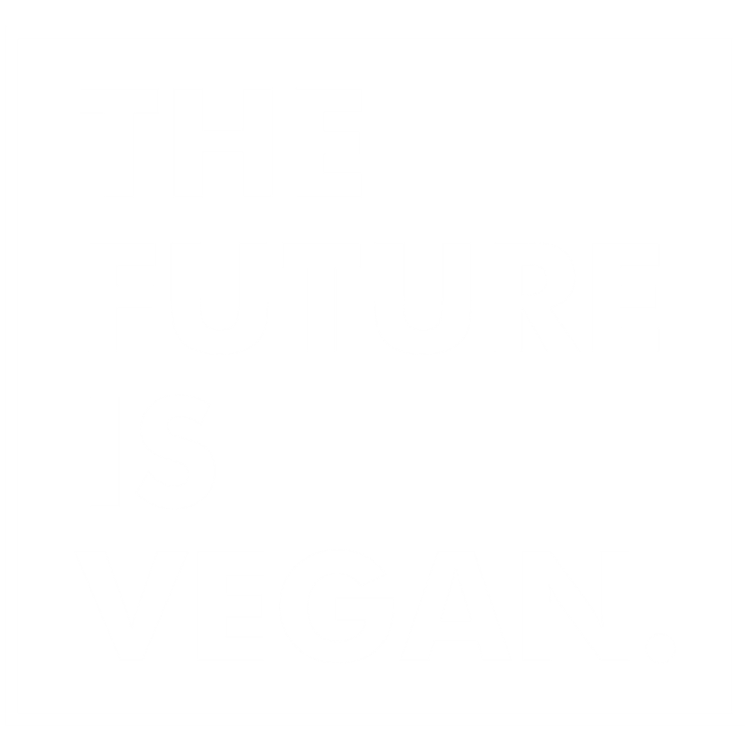 The Future Is Vegan (Orange)