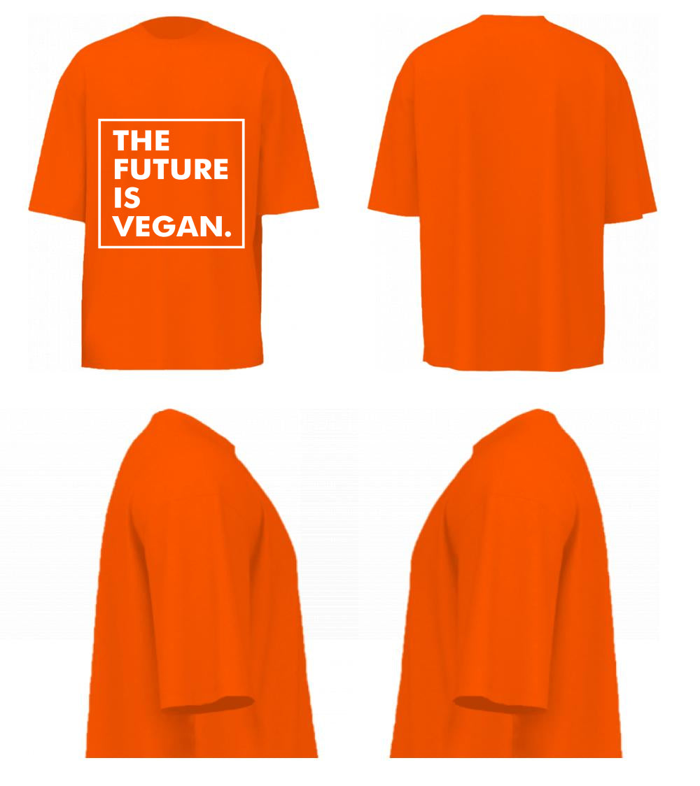 The Future Is Vegan (Orange)