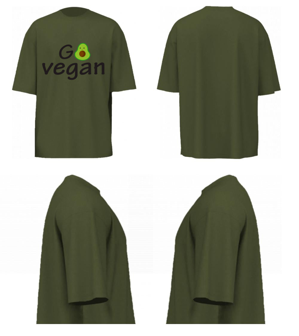 Go Vegan (Olive Green)