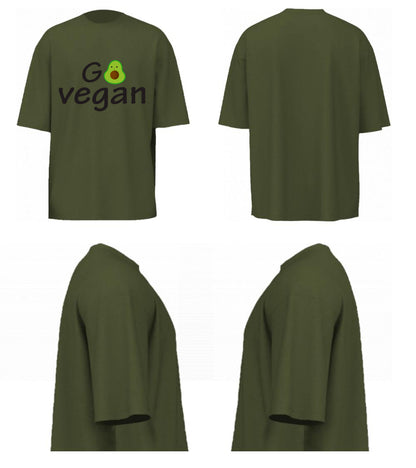 Go Vegan (Olive Green)