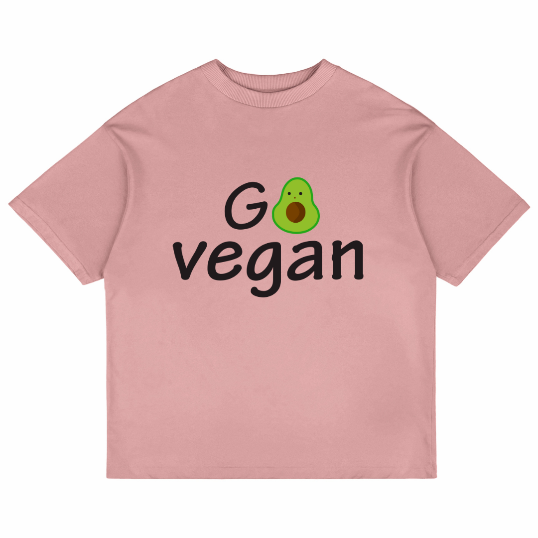 Go Vegan (Pastel Pink)