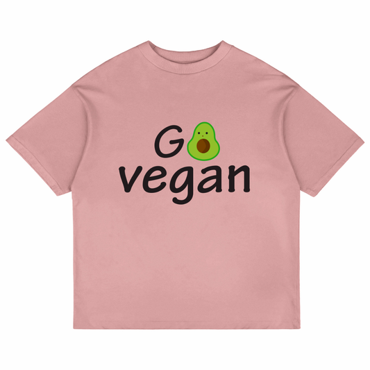 Go Vegan (Pastel Pink)