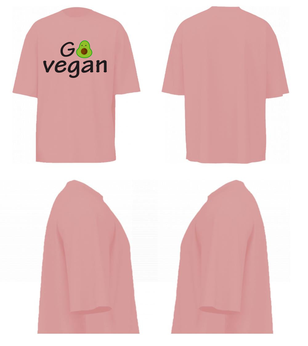 Go Vegan (Pastel Pink)